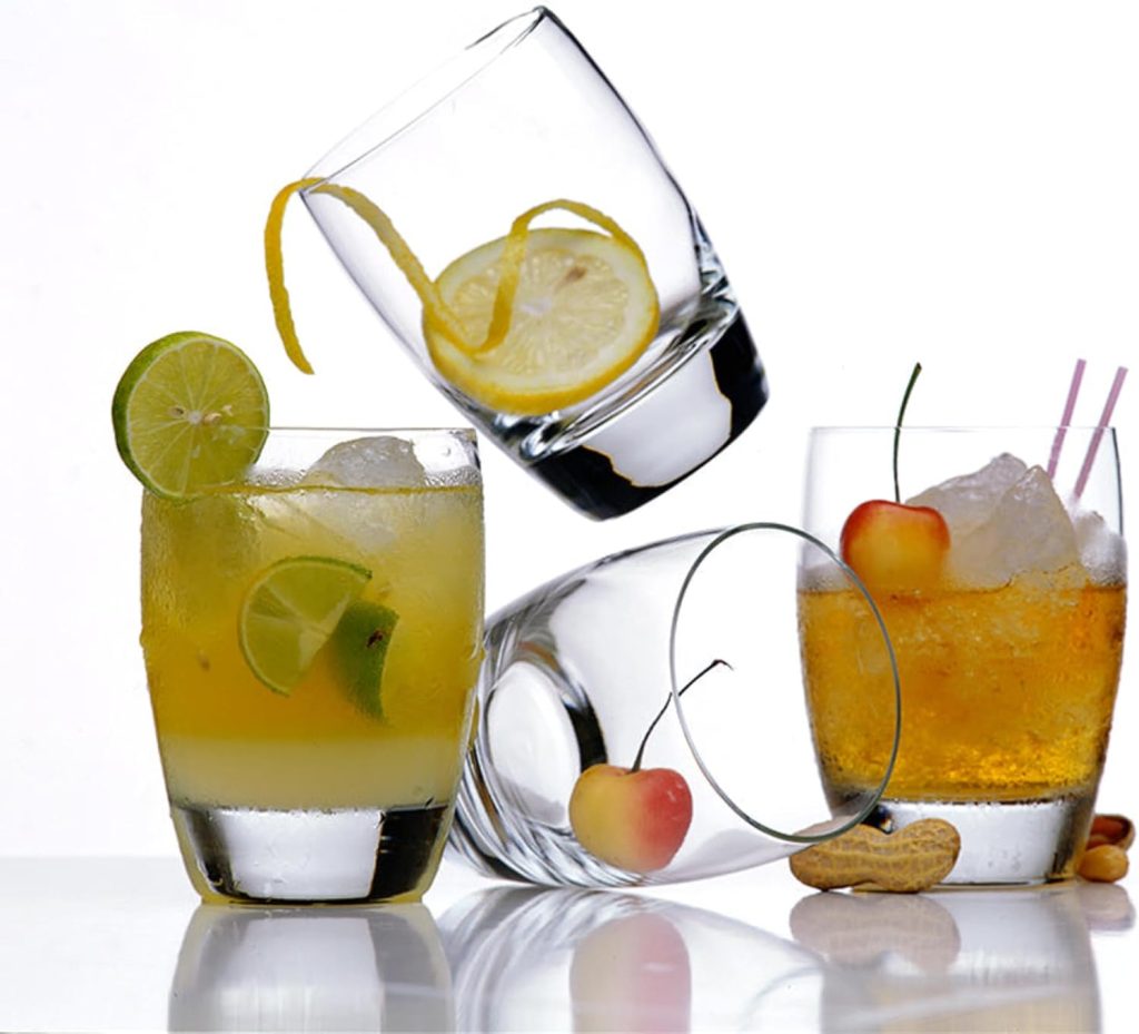 Luigi Bormioli Michelangelo 15.75 oz Double Old Fashion Glasses - Classic Design Ideal for Cocktails, Modern Durability - Fine Laser-Cut Rims, Dishwasher Safe, Made in Italy (Set of 4) Luigi Bormioli Michelangelo 15.75 oz Double Old Fashion Glasses - Classic Design Ideal for Cocktails, Modern Durability - Fine Laser-Cut Rims, Dishwasher Safe, Made in Italy (Set of 4)